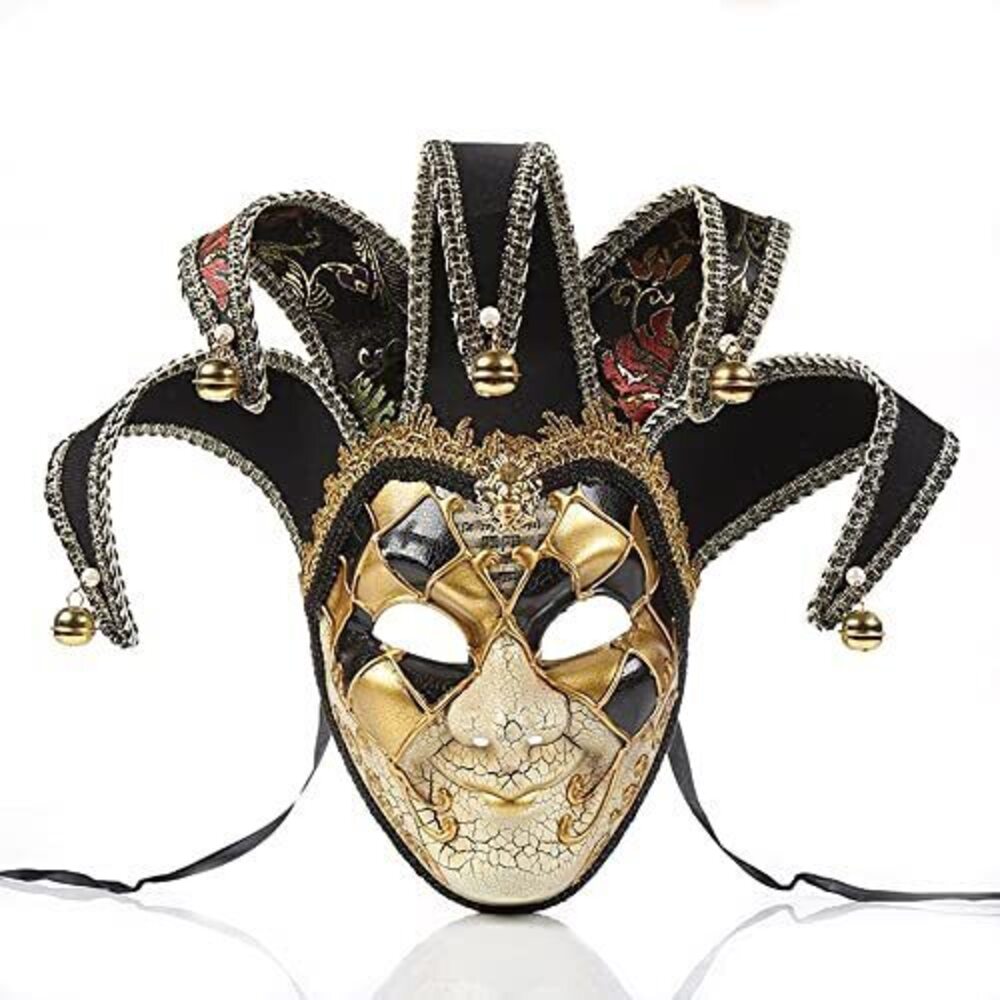 1480 Full Face Venetian Mask Masquerade Mask for Carnival Mardi Gras